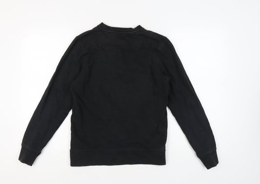 Mens UK Size S JACK & JONES Black Pullover Sweatshirt