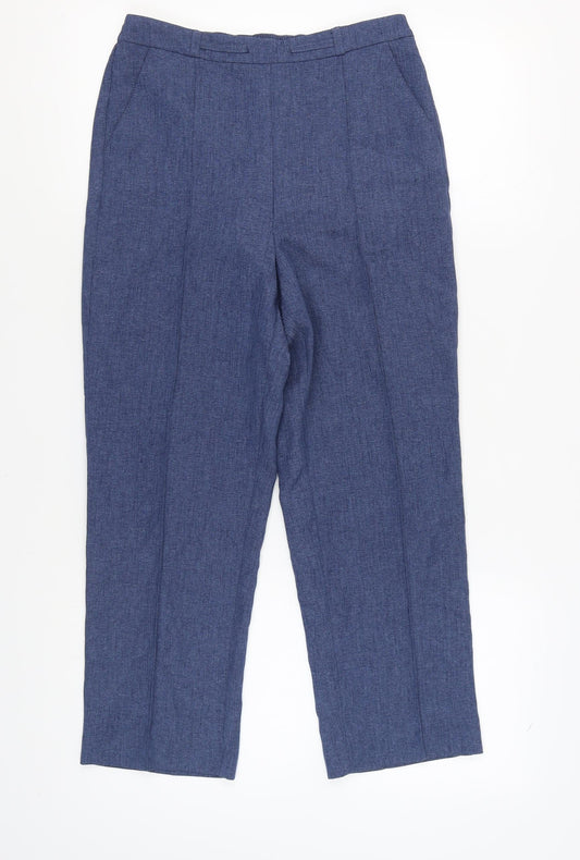 Womens UK Size 10 Honor Millburn Classic Fit  Blue Trousers