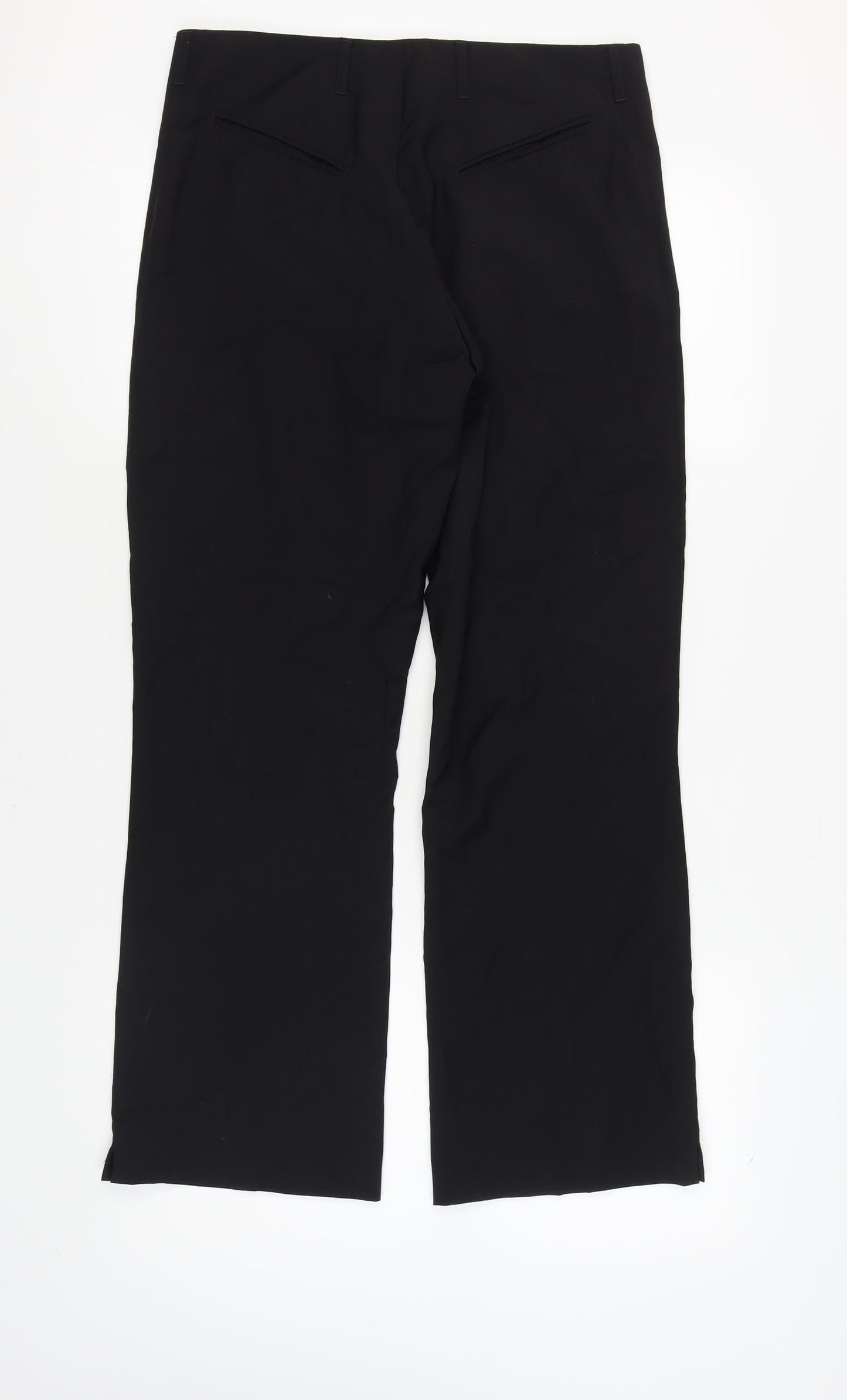 Mens UK Size 38 William Hunt Savile Row  Formal Black Trousers