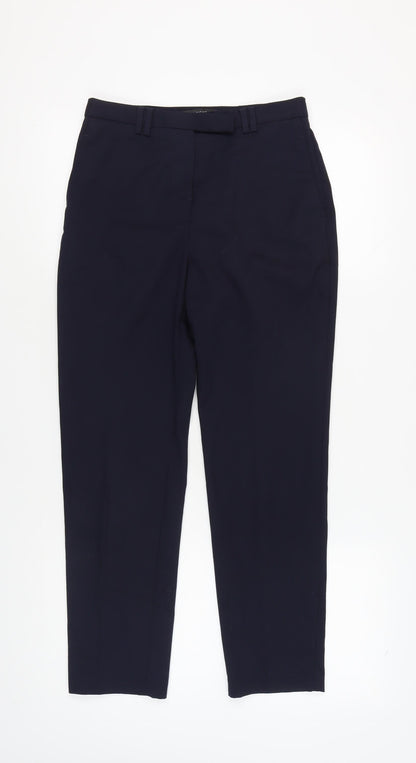 Womens UK Size 8 NEXT Regular Fit Business Casual Blue Trousers