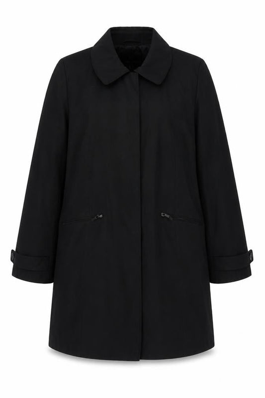 Under Wraps Women's Black Overcoat Size 16
