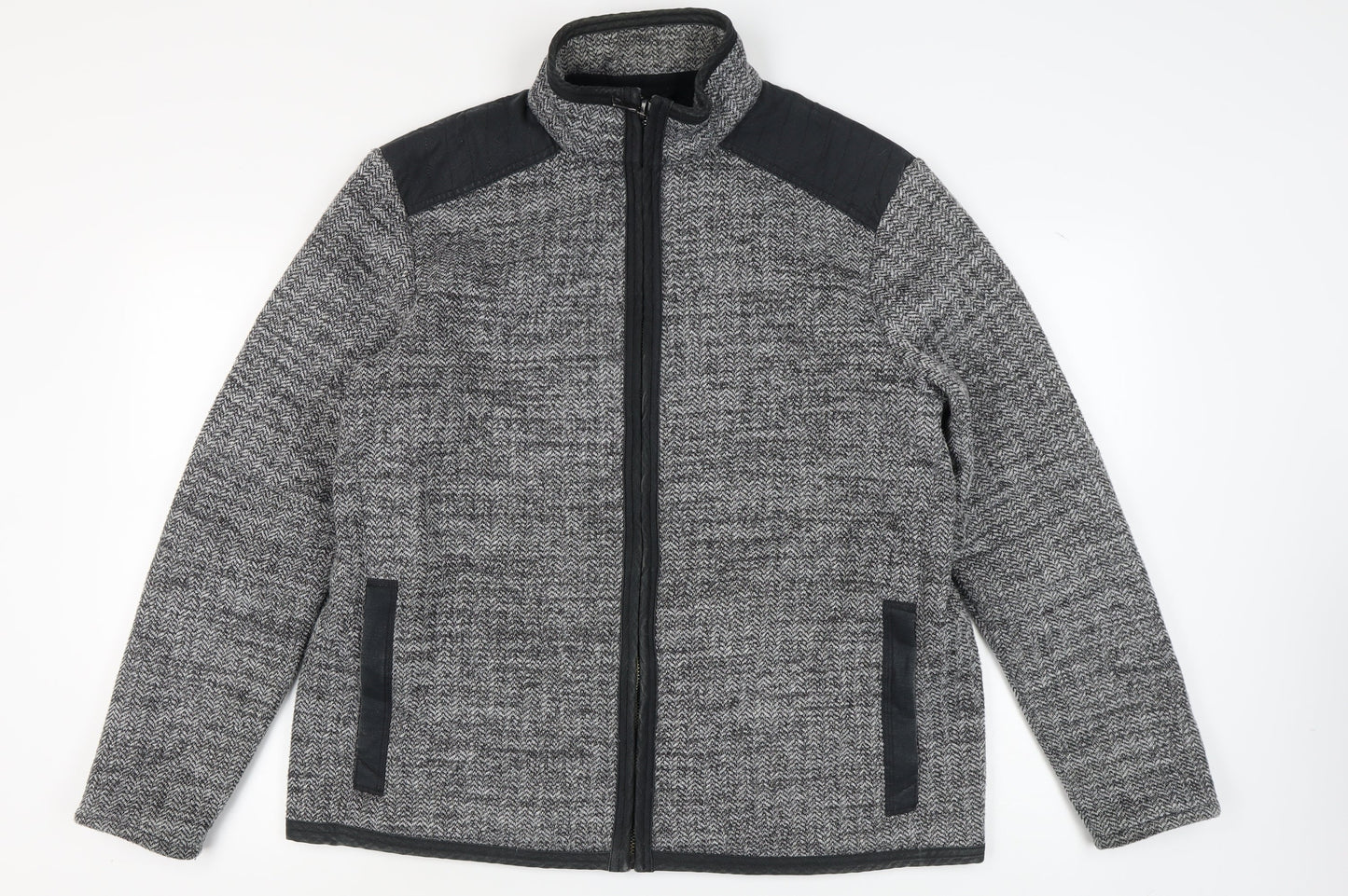Mens UK Size XL Marks and Spencer Grey Basic Jacket
