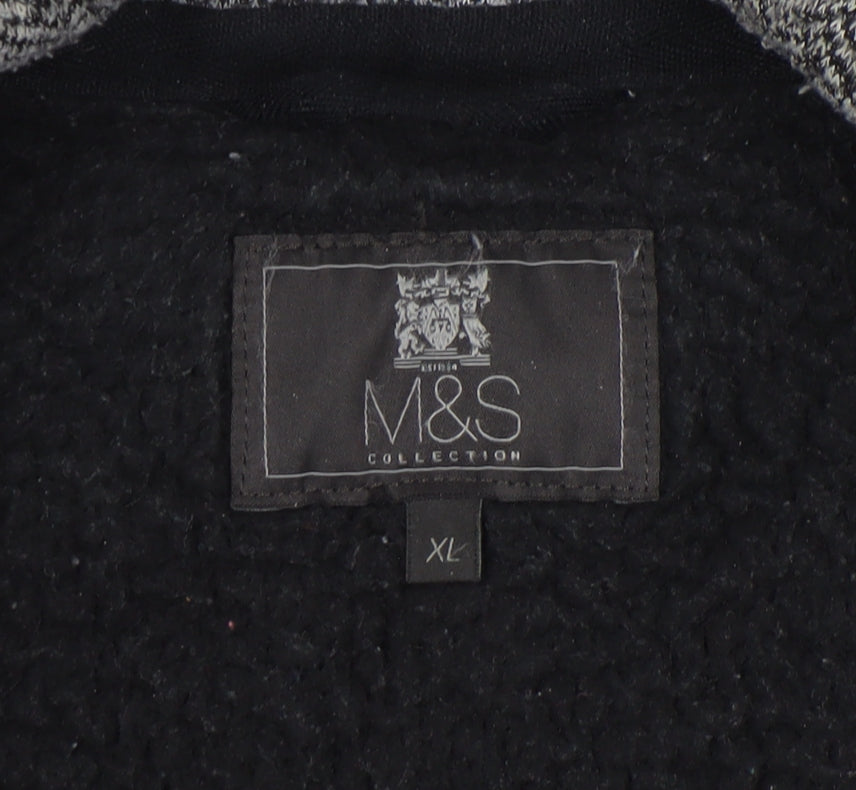 Mens UK Size XL Marks and Spencer Grey Basic Jacket