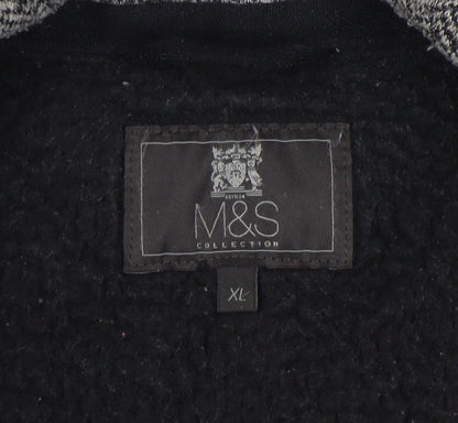 Mens UK Size XL Marks and Spencer Grey Basic Jacket