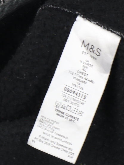 Mens UK Size XL Marks and Spencer Grey Basic Jacket