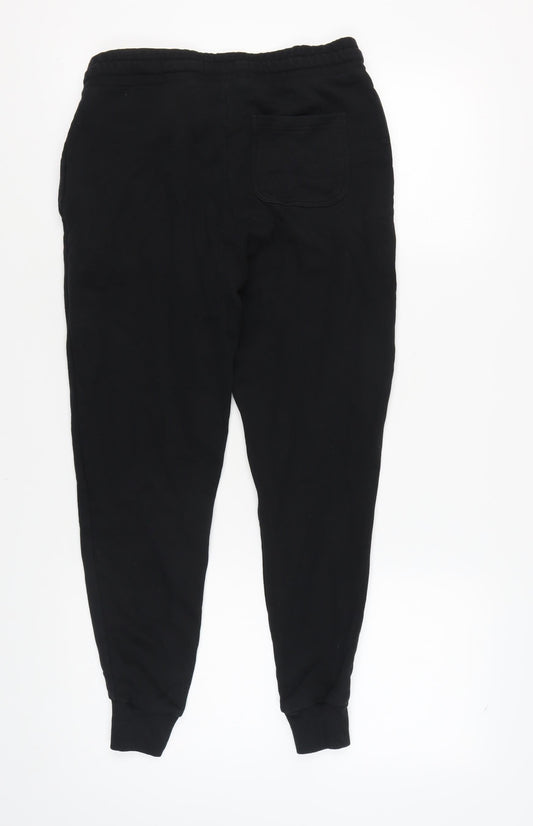 Lyle & Scott Men's Black Joggers, S, Elastic Waist
