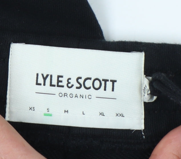 Lyle & Scott Men's Black Joggers, S, Elastic Waist