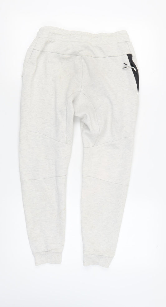 Nike Men’s Grey Jogger Trousers S - Elastic Waist
