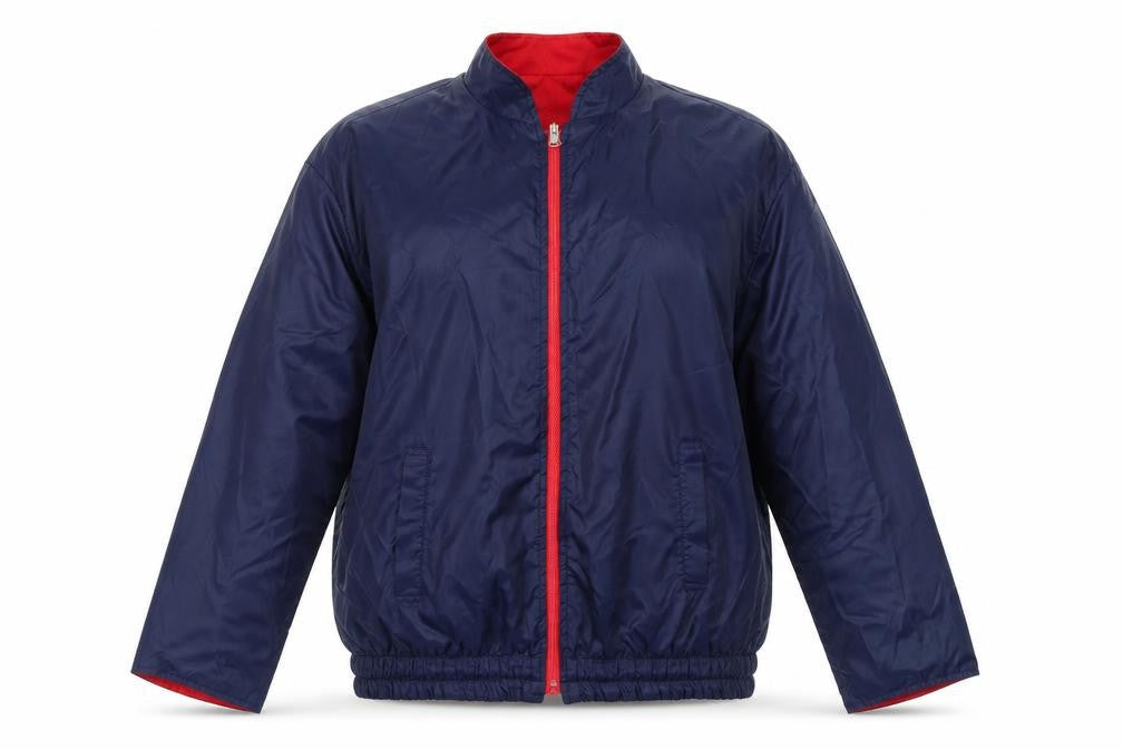 St Michael Women Blue Jacket Size 18 Basic Zip Casual
