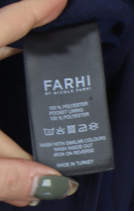 FARHI Women's Blue Jogger Trousers, Size 12