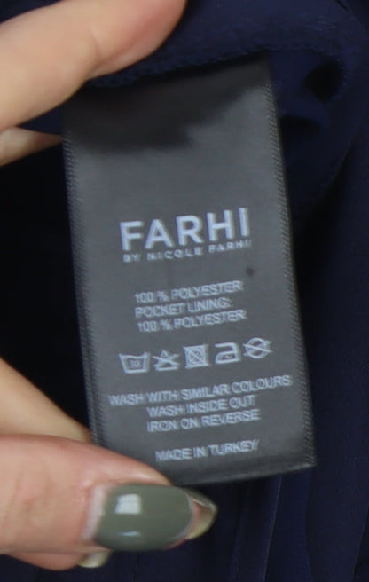 FARHI Women's Blue Jogger Trousers, Size 12