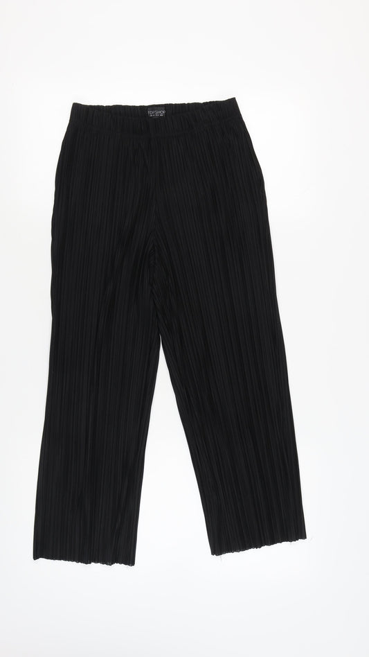 Topshop Women's Black Trousers Size 8