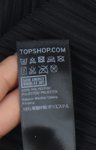 Topshop Women's Black Trousers Size 8