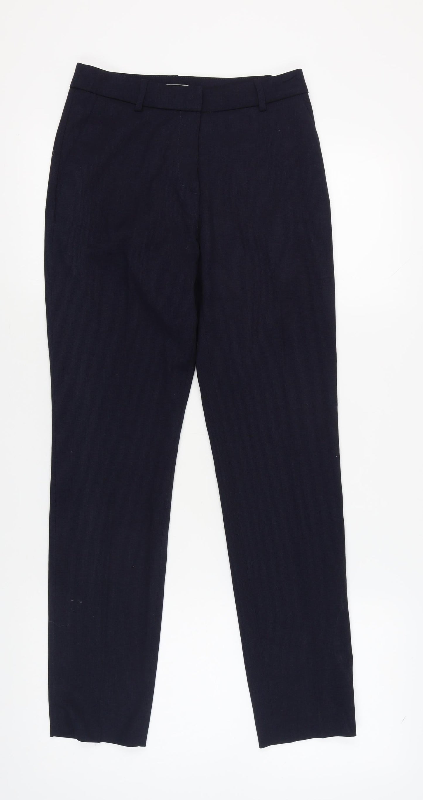 Womens UK Size 6 H&M Slim Fit Business Workwear Black Trousers