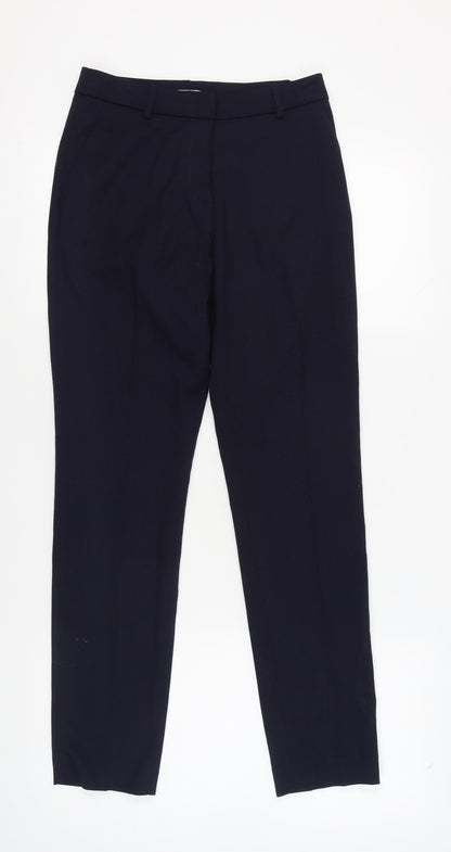 Womens UK Size 6 H&M Slim Fit Business Workwear Black Trousers