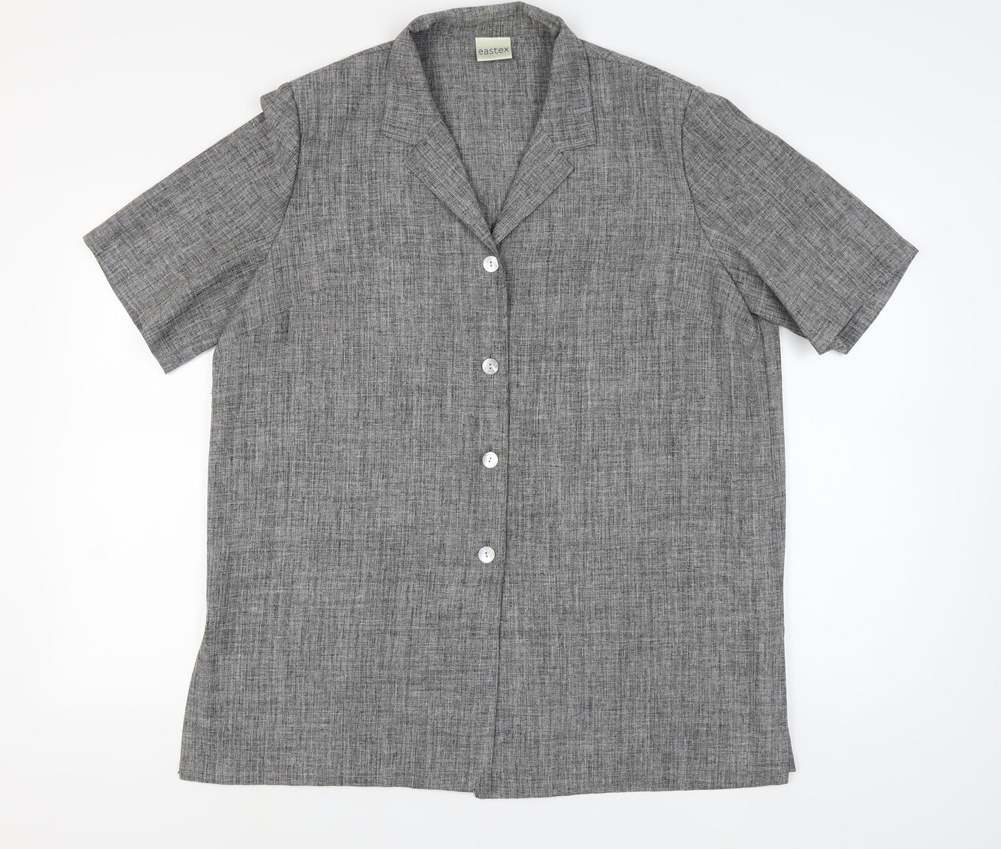 Womens UK Size 20 Eastex Grey  Button-Up