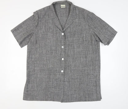 Womens UK Size 20 Eastex Grey  Button-Up
