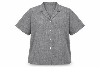 Womens UK Size 20 Eastex Grey  Button-Up