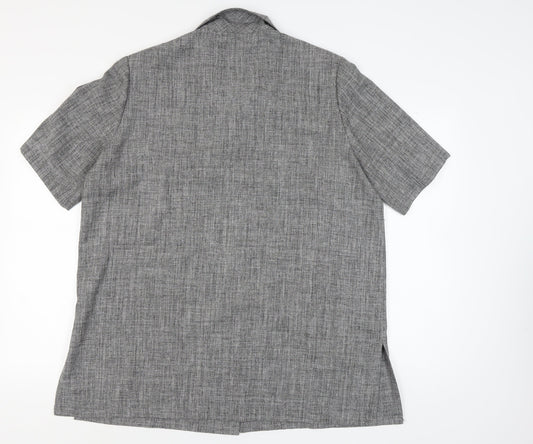 Womens UK Size 20 Eastex Grey  Button-Up