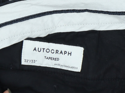 Marks and Spencer Black Men's Trousers, 32 in Waist