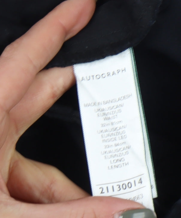 Marks and Spencer Black Men's Trousers, 32 in Waist