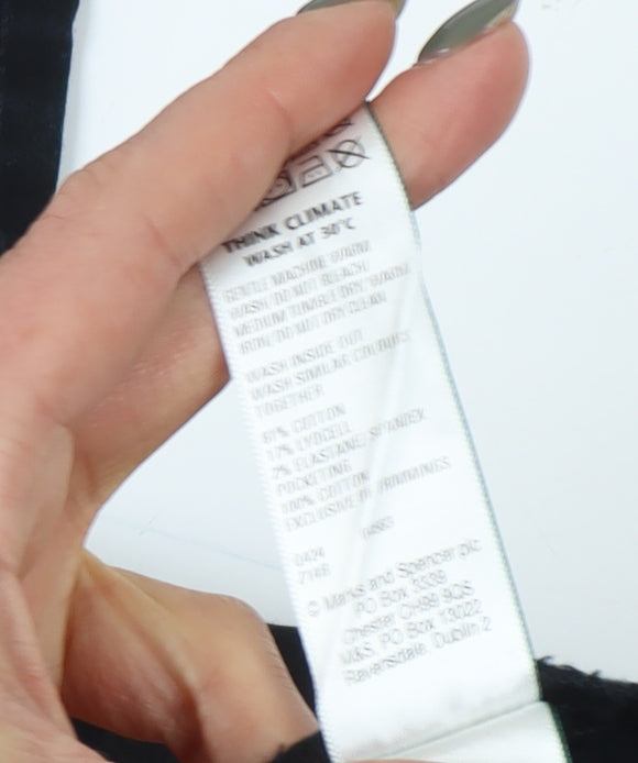 Marks and Spencer Black Men's Trousers, 32 in Waist