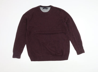 Maine New England Men's Purple Pullover Jumper L