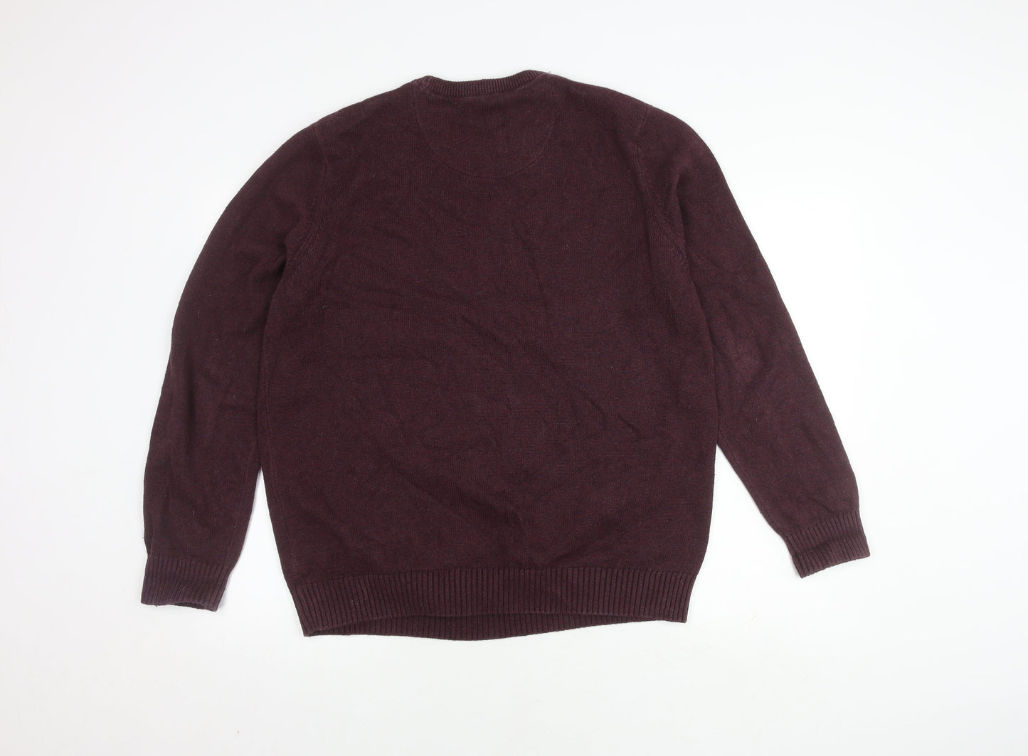 Maine New England Men's Purple Pullover Jumper L