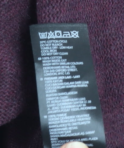 Maine New England Men's Purple Pullover Jumper L