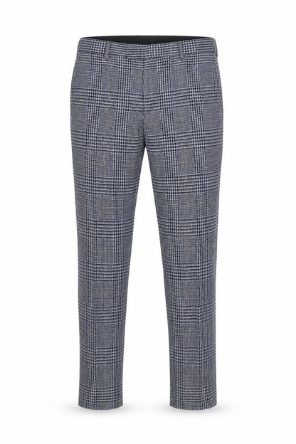 Mens UK Size 36 Moss 1851 Regular Fit Business Workwear Multicoloured Trousers