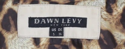 Dawn Levy Women's Beige Trench Coat Size 8