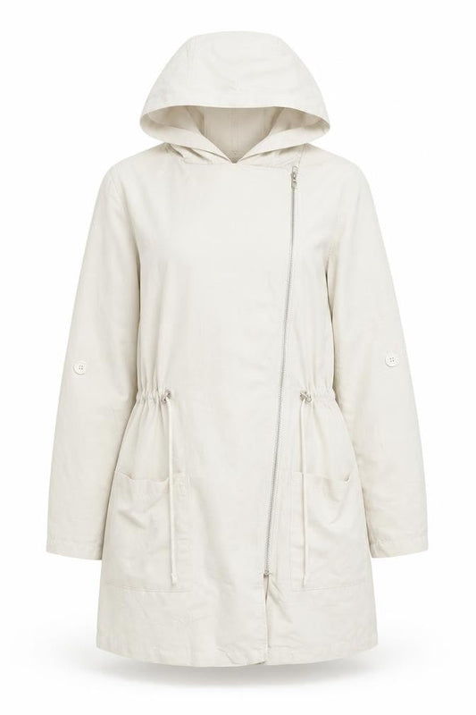 Womens UK Size 12 H&M White Basic Jacket