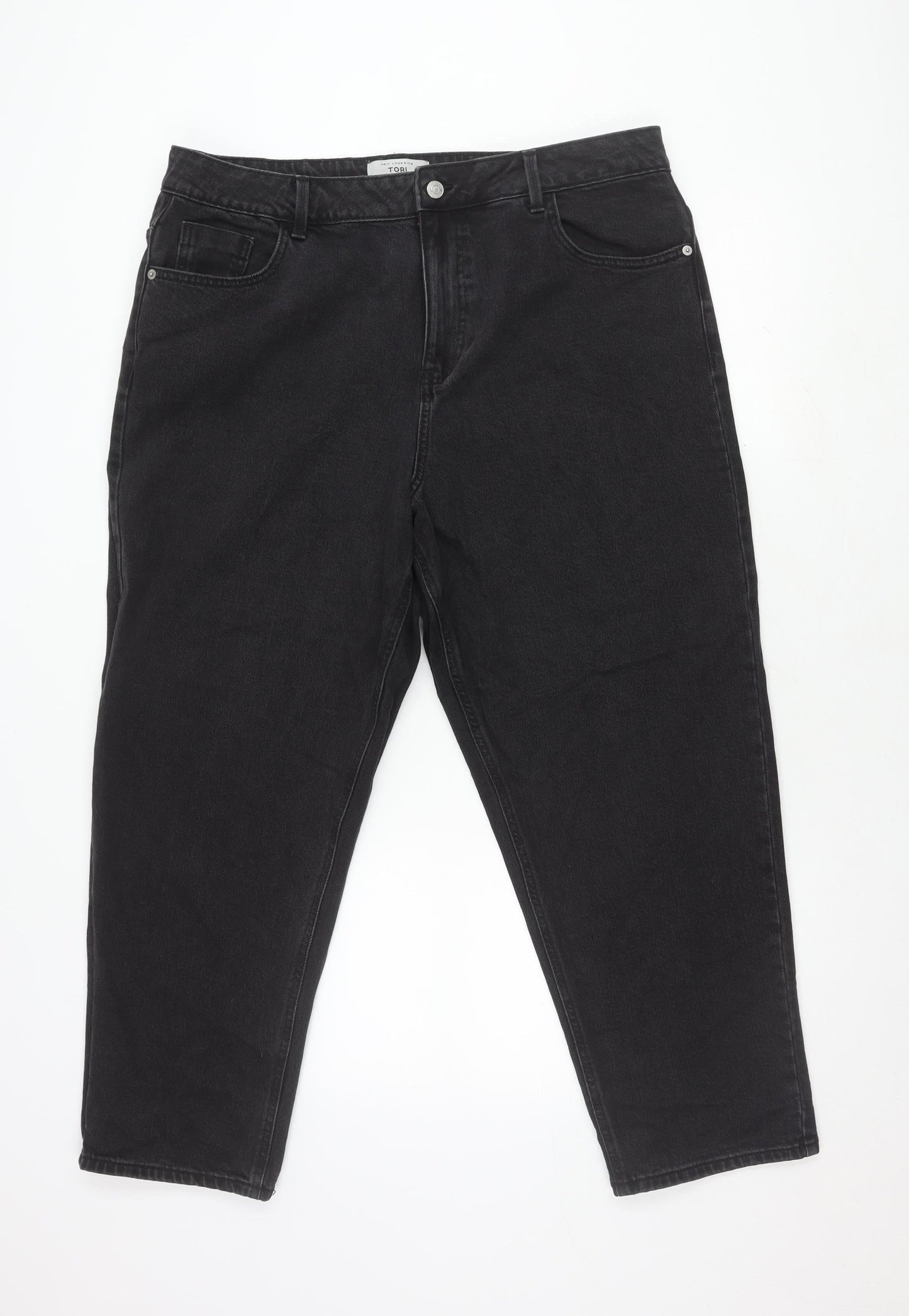 New Look Women's Black Slim Ankle Jeans Size 18