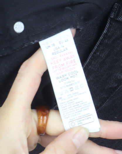 New Look Women's Black Slim Ankle Jeans Size 18