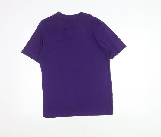 Slazenger Men's Purple Crew Neck T-Shirt, Size S