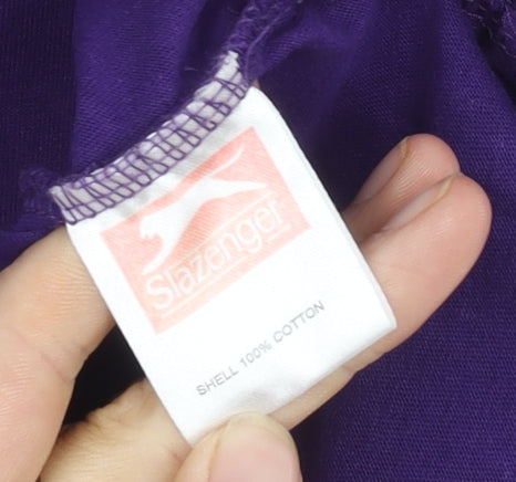 Slazenger Men's Purple Crew Neck T-Shirt, Size S