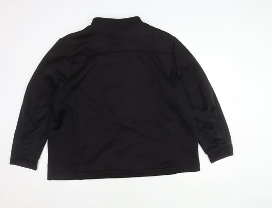 Mens UK Size XL Debenhams Black Soft Shell