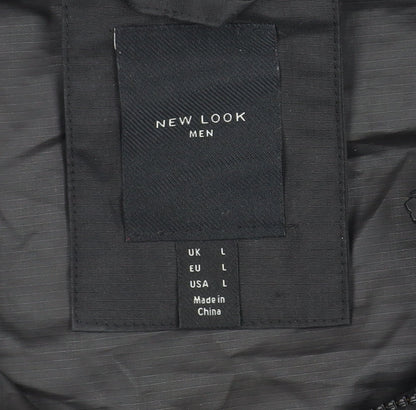 Mens UK Size L New Look Black
