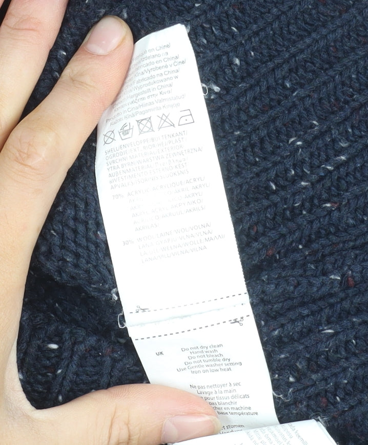 Firetrap Men's Blue Crew Neck Pullover Jumper L