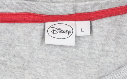 Disney Grey Women's L Long Sleeve Christmas Top