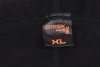 Brisk Bike Men's XL Black Compression Leggings