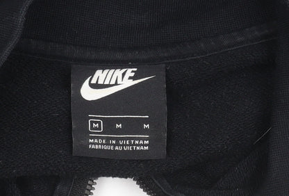 Nike Women's Black Hoodie Medium Full Zip Lightweight
