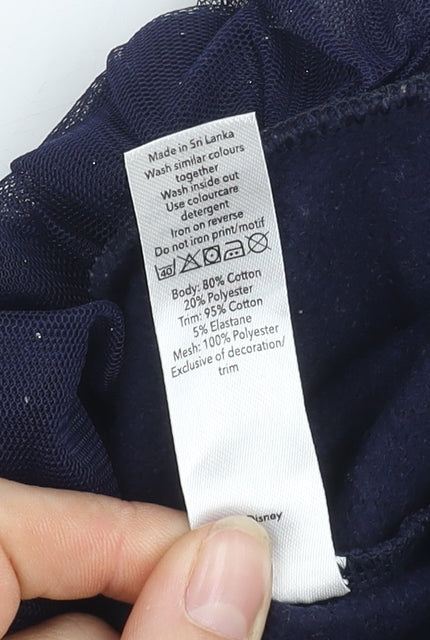 George Girls Blue Frozen Jumper 12-18 Months
