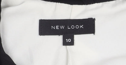 New Look Women's Black Blazer, Size 10, Regular Fit