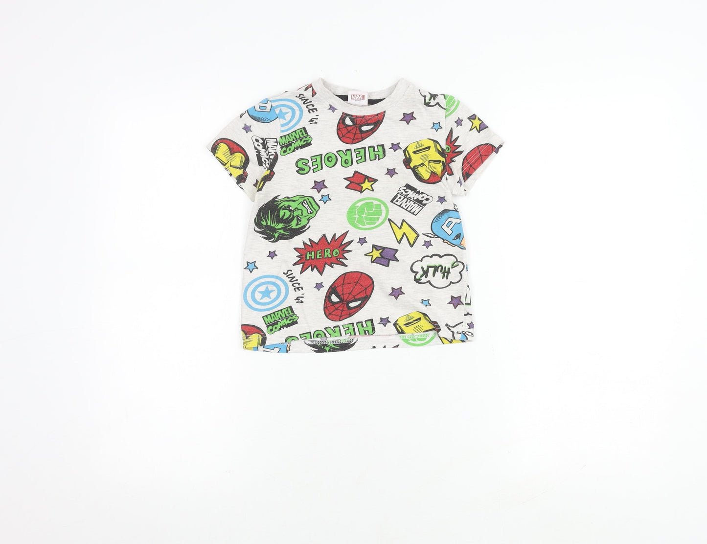 Marvel Comics Boys' Multicoloured T-Shirt 4-5 Years