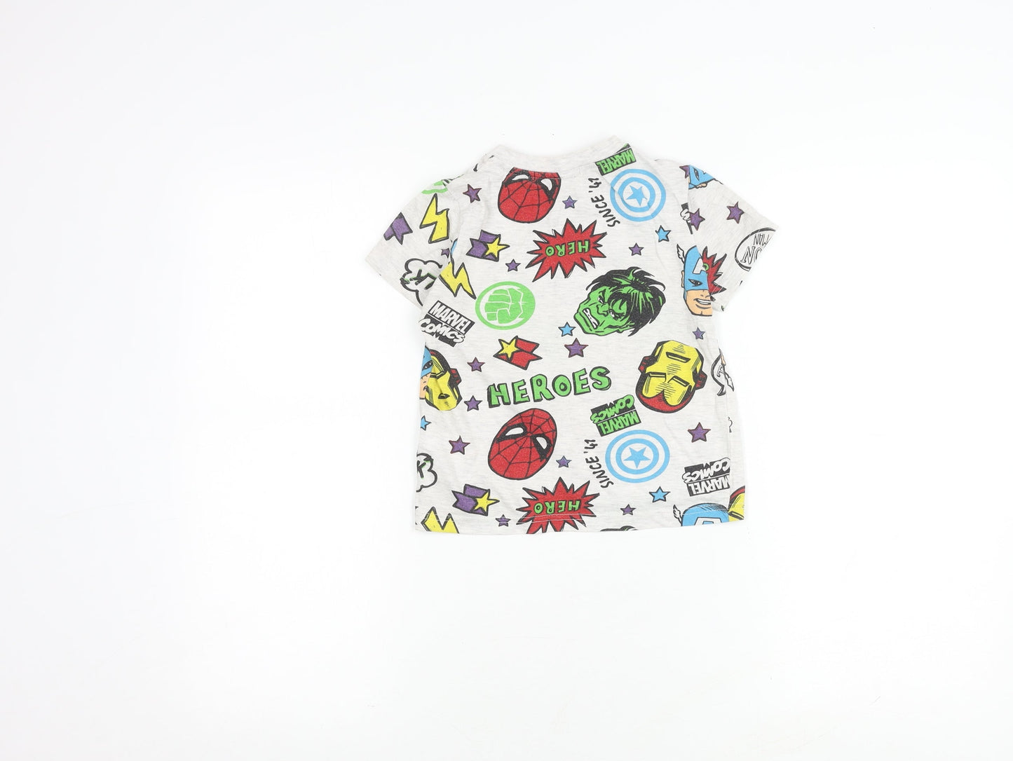 Marvel Comics Boys' Multicoloured T-Shirt 4-5 Years