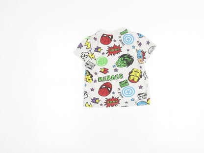Marvel Comics Boys' Multicoloured T-Shirt 4-5 Years