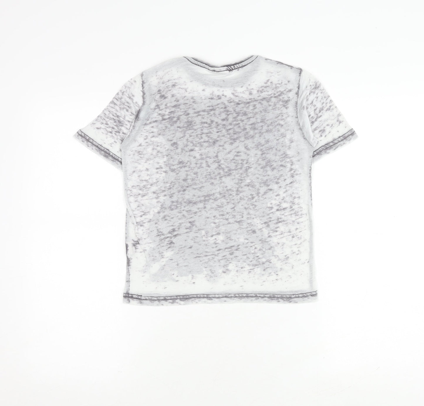 Marvel Boys Grey T-Shirt 7-8 Years Comic Superhero Crew Neck