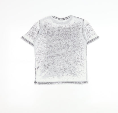 Marvel Boys Grey T-Shirt 7-8 Years Comic Superhero Crew Neck