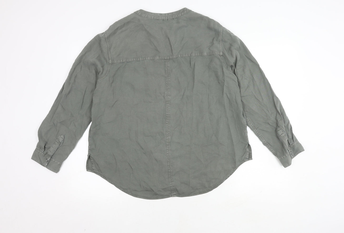 Womens UK Size 14 Marks and Spencer Green  Button-Up